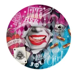 Confezione da 6 piatti Dangerous Harlequin da 23 cm