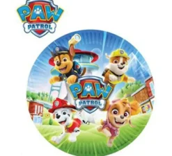 Confezione da 8 piatti di carta Paw Patrol da 23 cm