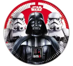 Confezione da 8 piatti star wars finale battaglia di 23 cm