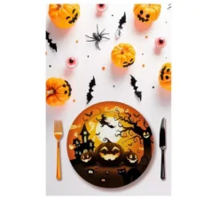 Confezione da 6 Piatti Zucca da 23 cm