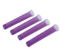 Confezione da 4 provette scientifiche lilla o provette 14 cm