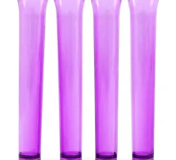 Confezione da 4 provette viola