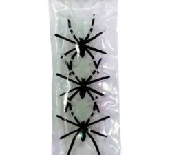 Confezione da 6 ragni assortiti neri e fluorescenti
