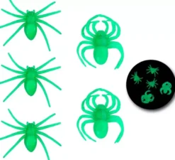 Confezione da 5 ragni fluorescenti