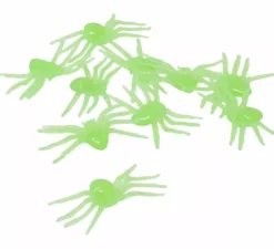 Confezione da 10 ragni fluorescenti, 5 cm