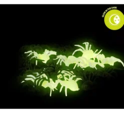Confezione da 20 ragni fluorescenti e neri