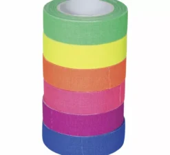 Confezione da 6 Rotoli di Nastro Multicolore da 5 mt