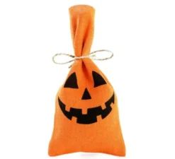 Confezione da 4 sacchetti in tessuto Halloween da 10x20 cm