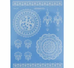 Confezione da 6 sagome decorative per mani misura 12X16 cm