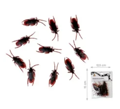 Confezione da 10 scarafaggi marroni