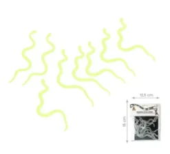 Confezione da 8 serpenti fluorescenti