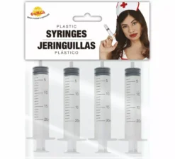 Confezione da 4 siringhe da 12 cm