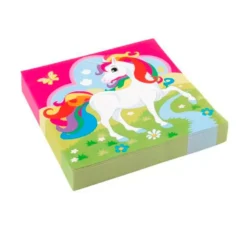 Confezione da 20 Tovaglioli di Carta Unicorno da 33 cm