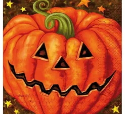 Confezione da 20 tovaglioli di zucca 33 cm