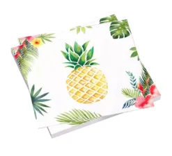 Confezione da 8 tovaglioli Hawaii da 33x33 cm