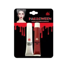 Confezione da 2 Trucco bianco e sangue