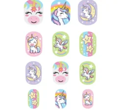 Confezione da 12 unghie unicorno per ragazze