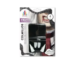 Confezione da 4 zanne da vampiro