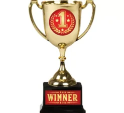 Coppa del Vincitore oro e rossoCoppa Winner oro e rosso 18 cm