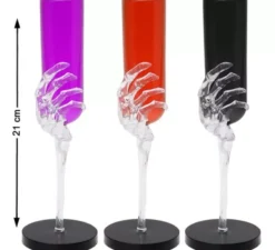Coppa scheletro in 3 colori assortiti 21 cm