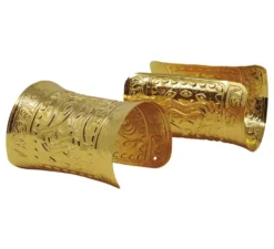 Coppia di braccialetti romani in metallo