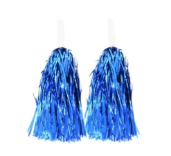 Coppia di Pompon Brillanti con Manico in diversi colori