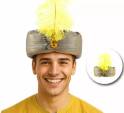 Copricapo da principe arabo da 25 cm