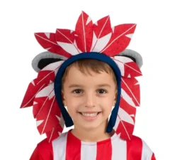 Copricapo rosso e bianco dell'Indi Atlético de Madrid per bambini