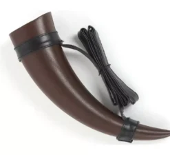 corno vichingo marrone scuro