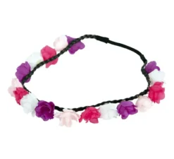Corona di fiori hippy 60 cm