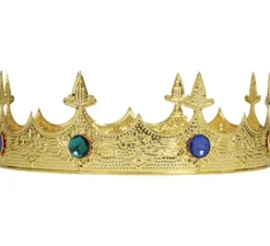 Corona medievale in metallo per adulti