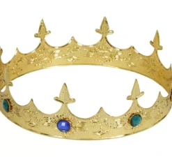 Corona medievale in metallo per adulti