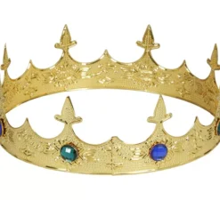 Corona medievale in metallo per adulti