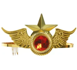 Coroncina doratada supereroina con stella