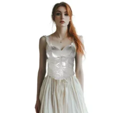 Corsetto bianco per donna