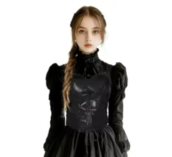 Corsetto nero per donna