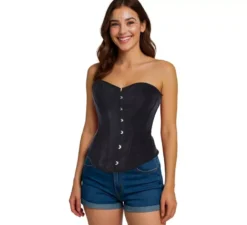 Corsetto nero per donna