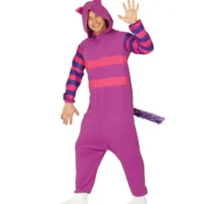 Costume adulto da gatto del Cheshire