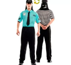 Costume adulto doppio poliziotto e ladro