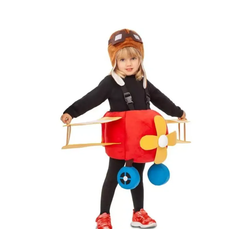 Costume aereo rosso per bambini