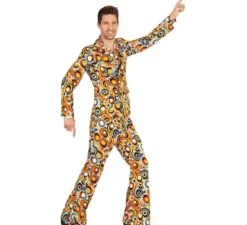 Costume anni '70 Bolle multicolori per uomo