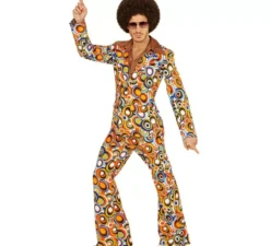 Costume anni '70 Bolle multicolori per uomo