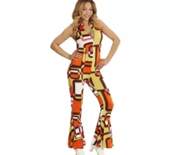 Costume anni '70 in tuta da donna