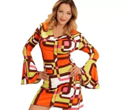 Costume anni '70 Tubetti Arancio per Donna