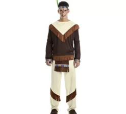 Costume apache indiano per un uomo