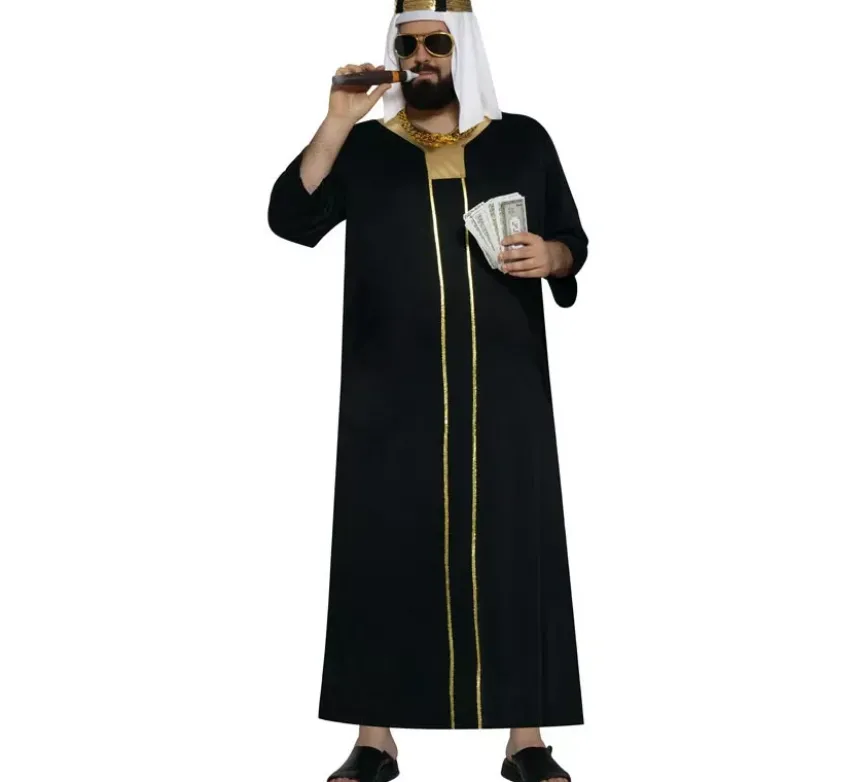 Costume arabo da sceicco per un uomo