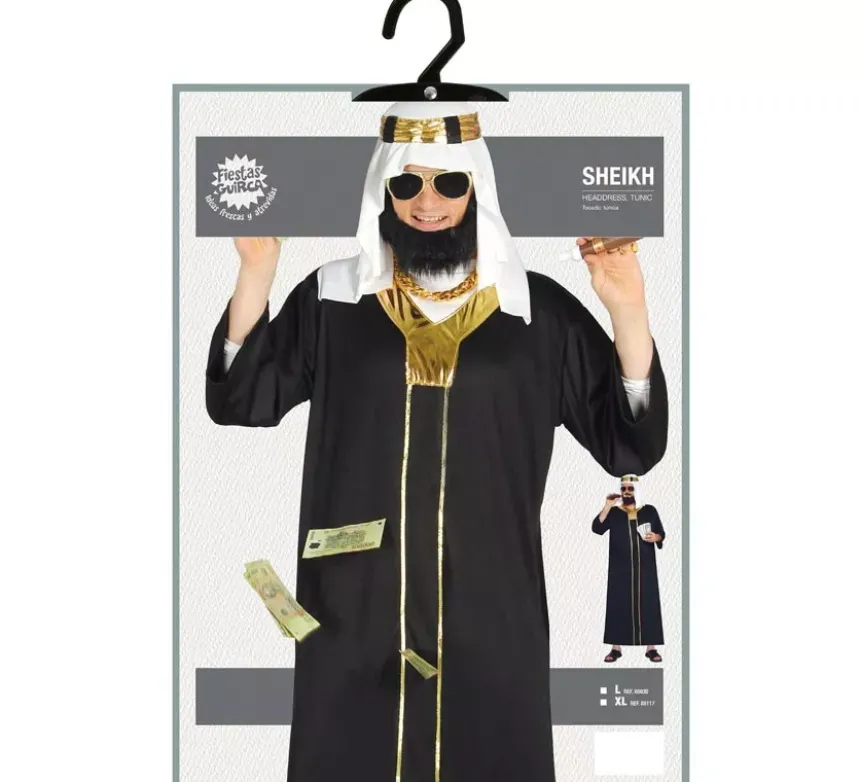 Costume arabo da sceicco per un uomo
