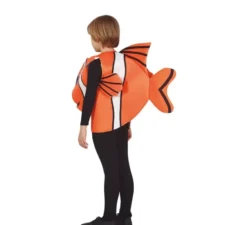 costume arancione di pesce per i bambini