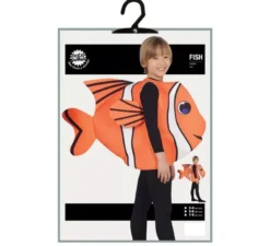 costume arancione di pesce per i bambini