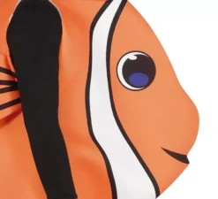 costume arancione di pesce per i bambini